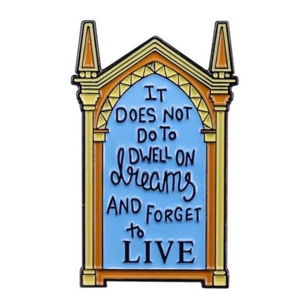 Harry Potter IT DOES NOT DO TO DWELL ON DREAMS AND FORGET TO LIVE Pin 861x1